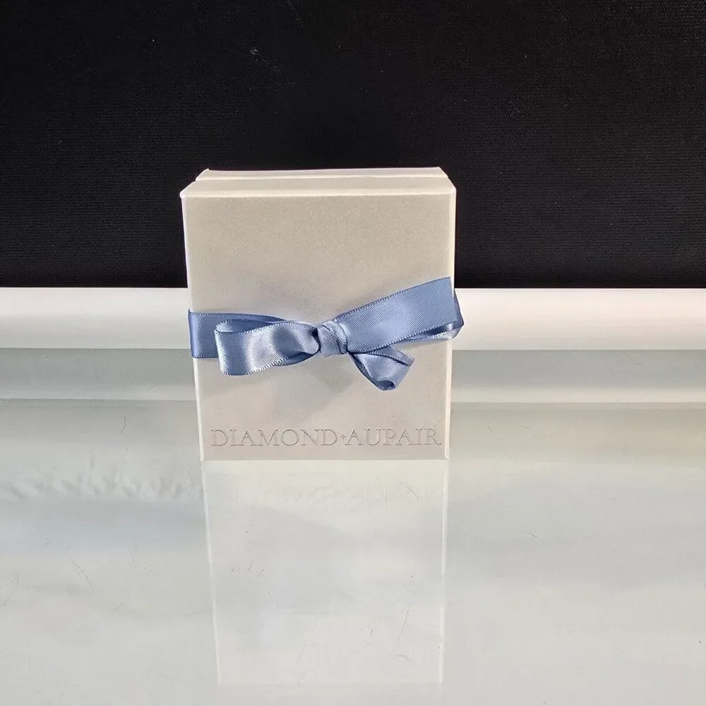 Diamond Aupair Jewelry Case Presentation Box Empty